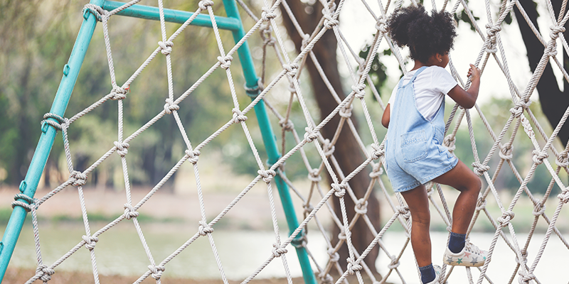 Girl on Playground