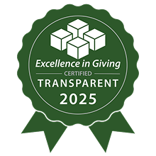 CAFO earned the prestigious Excellence in Giving Transparency Certificate by sharing 175 data points on our strategy, leadership, financials and impact. View our profile for impact and analytics.