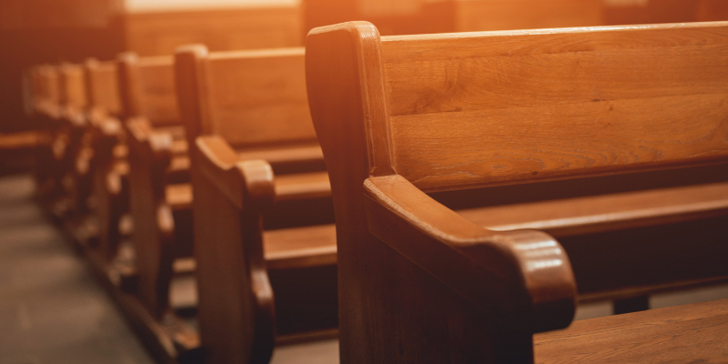 church pews