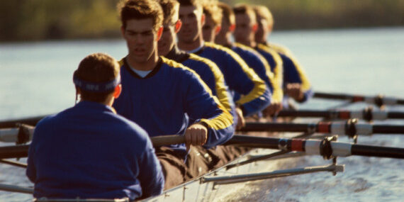 Team sport rowing
