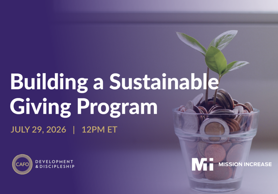 Building a Sustainable Giving Program_Events